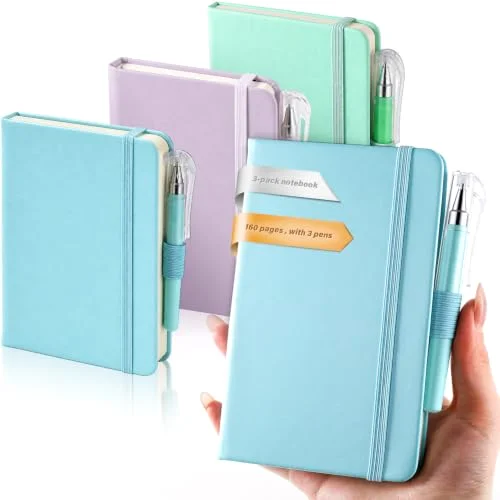 Pocket Notebooks with Pens for Work