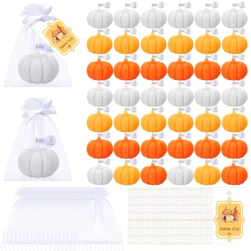 Pumpkin Candle Baby Shower Favors