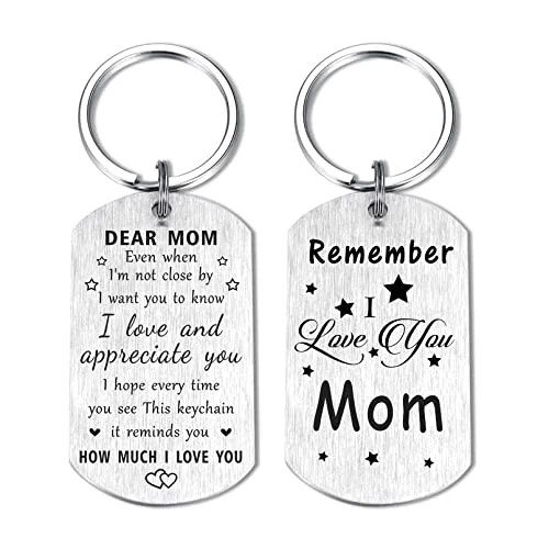 Remember I Love You Mom Keychain