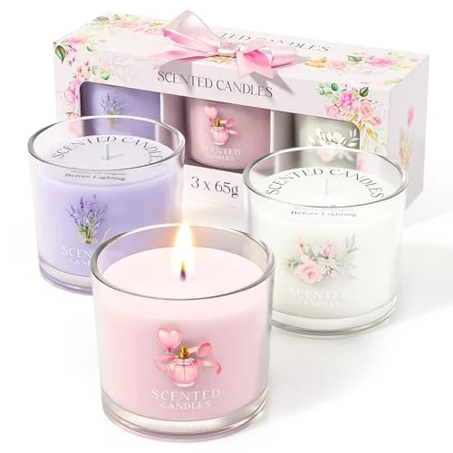Scented Candle Gift Set for Stress Relief