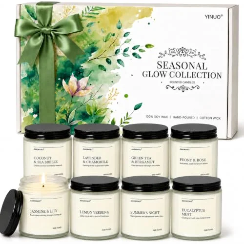 Scented Candles Gift Set, 8-pack