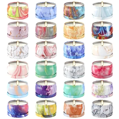 Scented Candles Gifts Set 24 Pack Soy