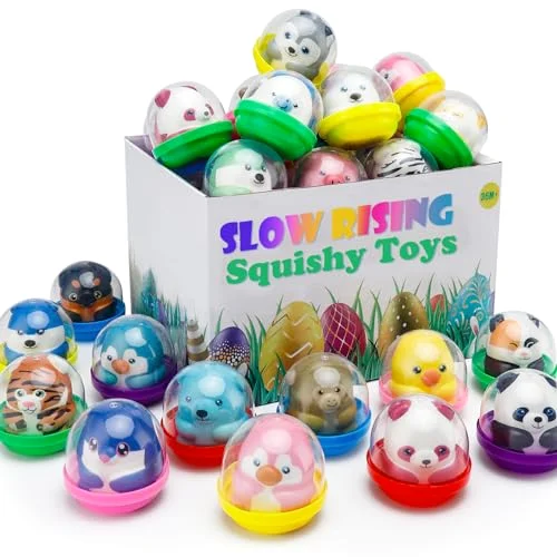 Slow Rising Animal Squishy Toys with Capsules