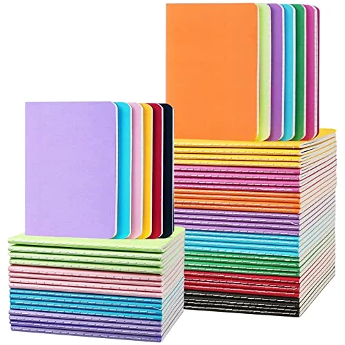 Small Notebook 60 Pack (30Sheets/60Pages) Pocket Notebooks