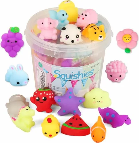Squishies Squishy Toy 24pcs Mochi Squishy Toy