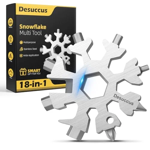 Stainless Steel Snowflake Bottle Opener/Flat Phillips Screwdriver