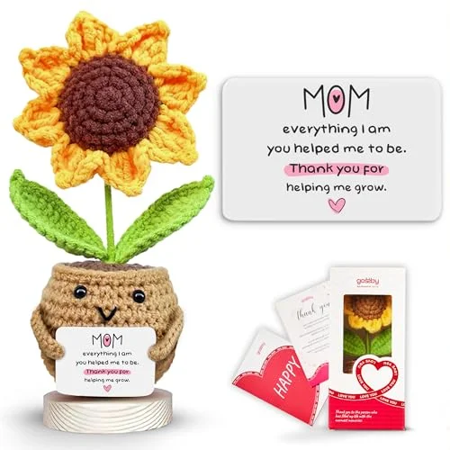 Thank You Mom Sunflower Crochet
