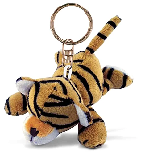 Tiger Plush Keychain Stuffed Animal Charm