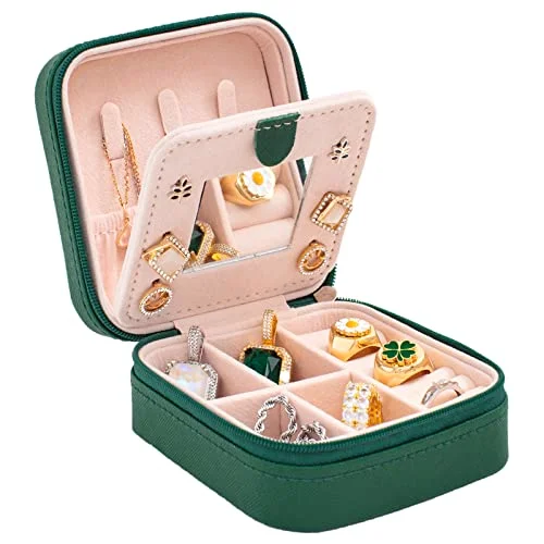 Travel jewelry case Travel jewelry box Travel