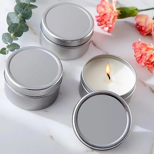 Travel Size Vanilla Scented Candle Tins