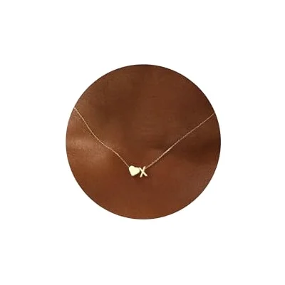 X Tiny Heart Necklace